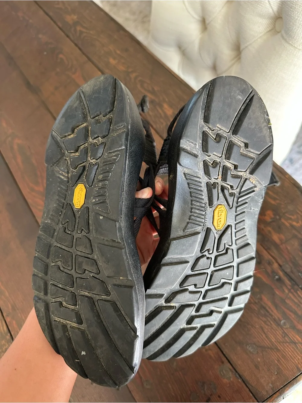 Chaco Black Strappy Women's Outdoor Sandals